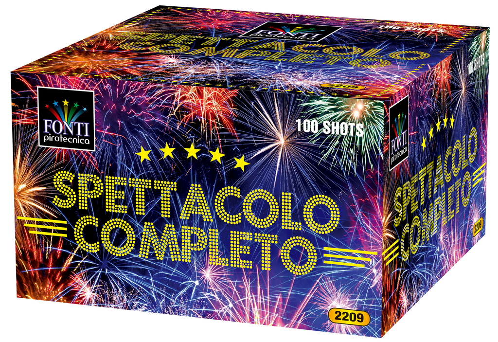 Fuochi d'artificio - Spettacolo completo - 100 colpi professionale –  Mezzanotte di Fuoco